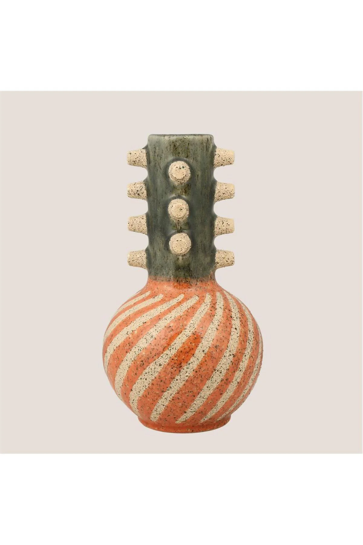 Seramik Küçük Antik Vazo 18*18*31 cm
