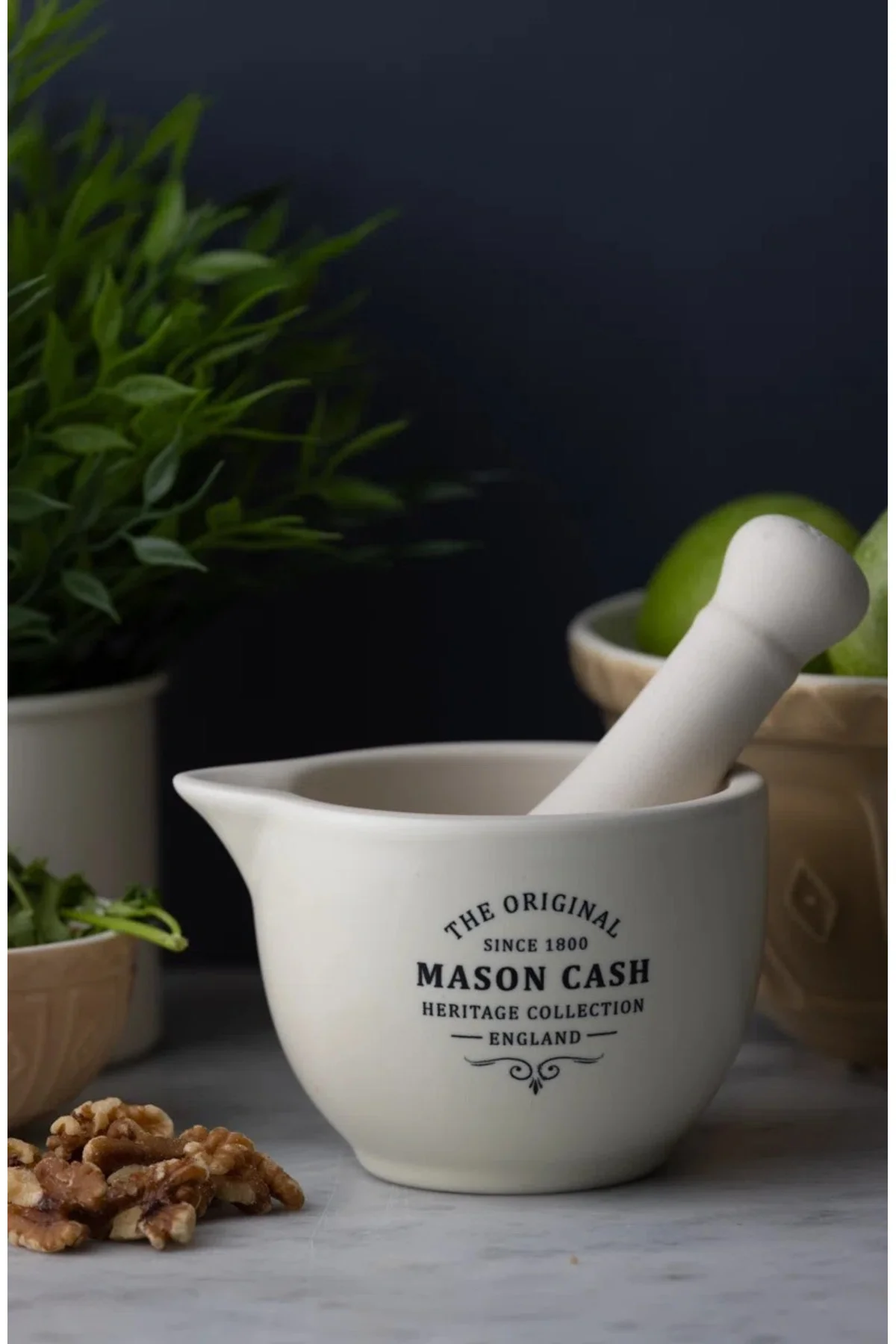 Seramik Pestle & Mortar Havan