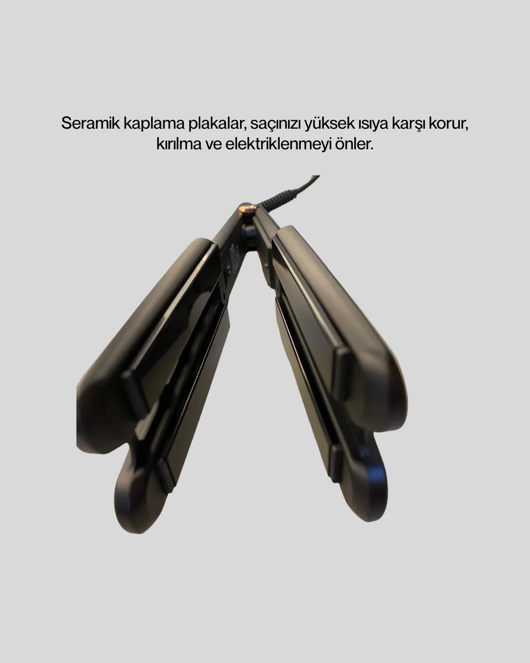 Seramik Plakalı Daling Saç Düzleştirici Kırılma ve Dolanma Önleyi