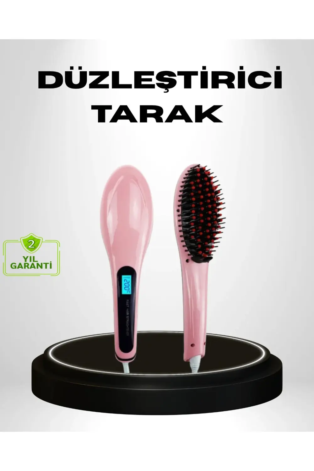 Seramik Plakalı Elektrikli Saç Düzleştirici – Hızlı Isınma, Uzun