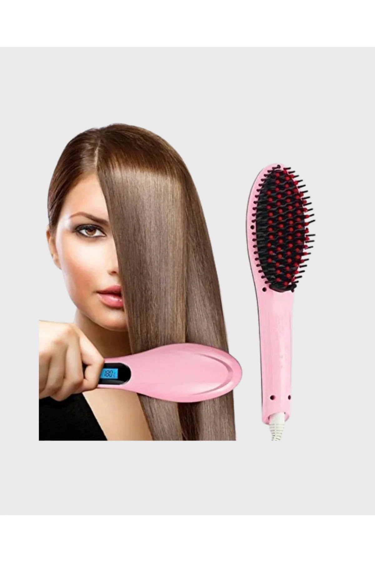 Seramik Plakalı Saç Düzleştirici Hızlı Isınan 5 Kademe Isı Ayarlı