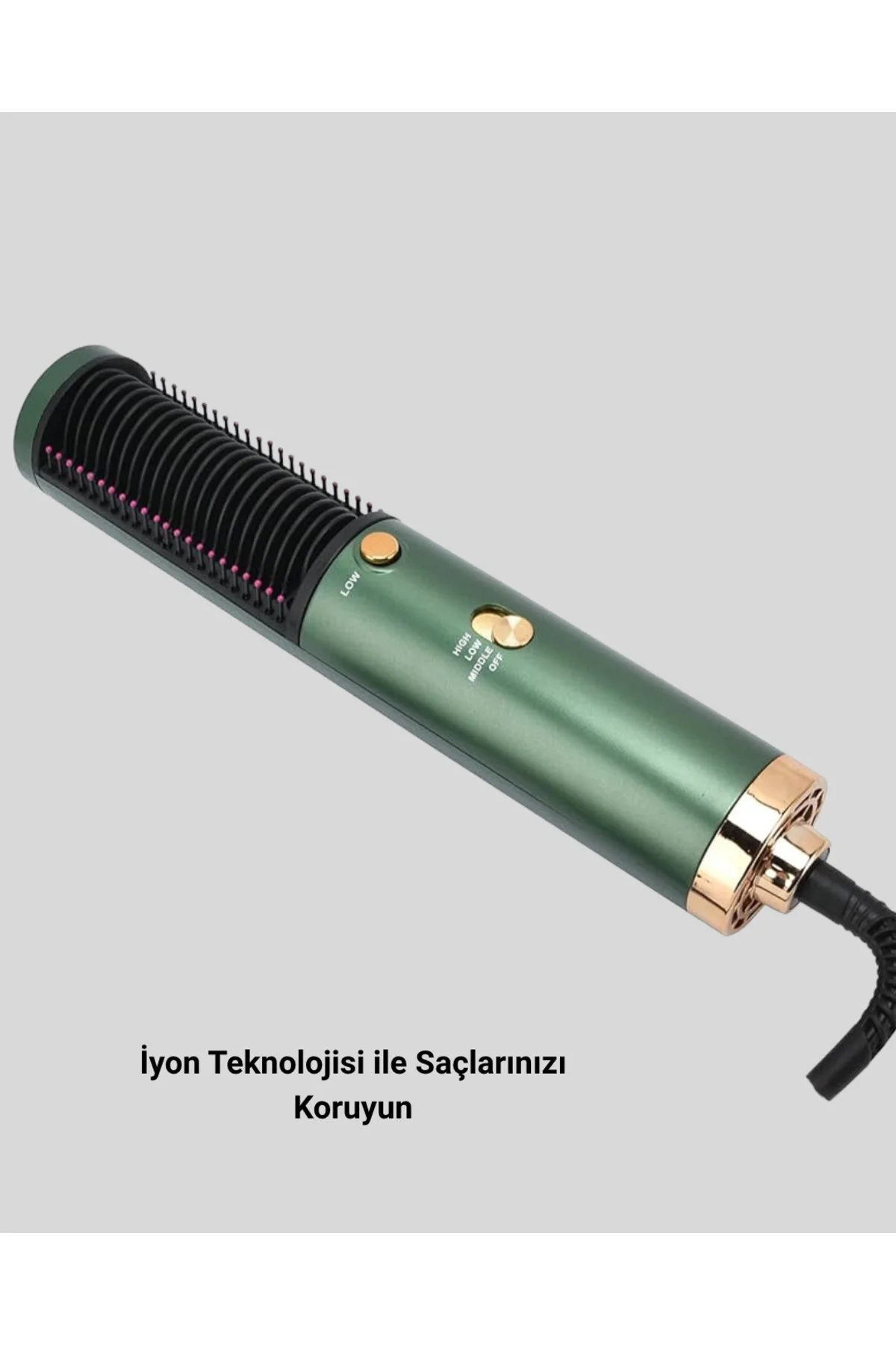 Seramik Plakalı Saç Düzleştirici – 200°C Ayarlanabilir Isı, İyon 