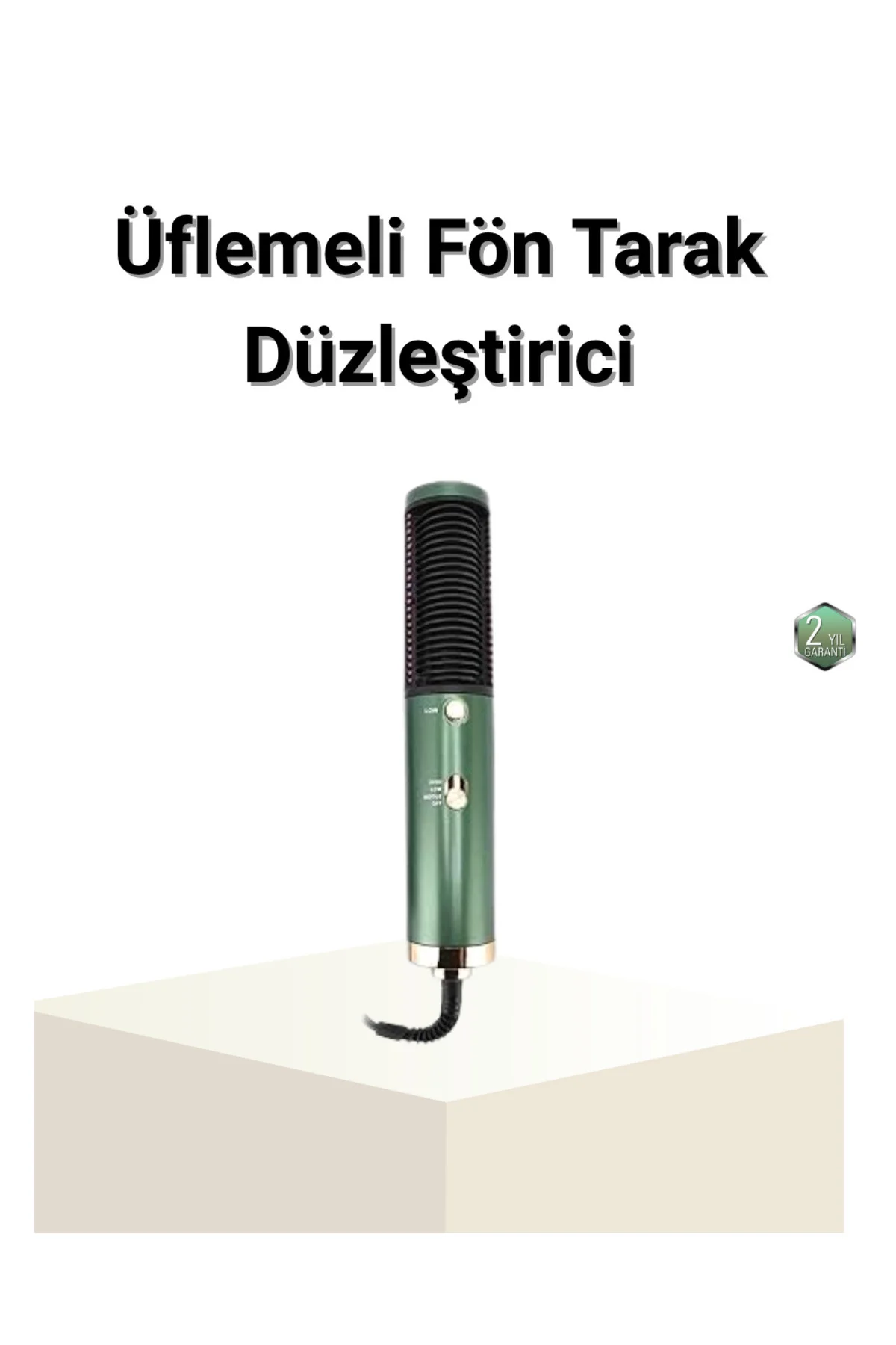 Seramik Plakalı Saç Düzleştirici – 200°C Ayarlanabilir Isı, İyon 