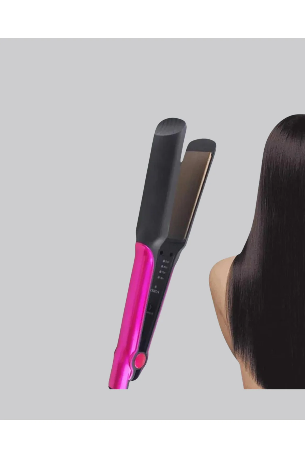 Seramik Plakalı Saç Düzleştirici – Plaka Kilitli ve Elektriklenme