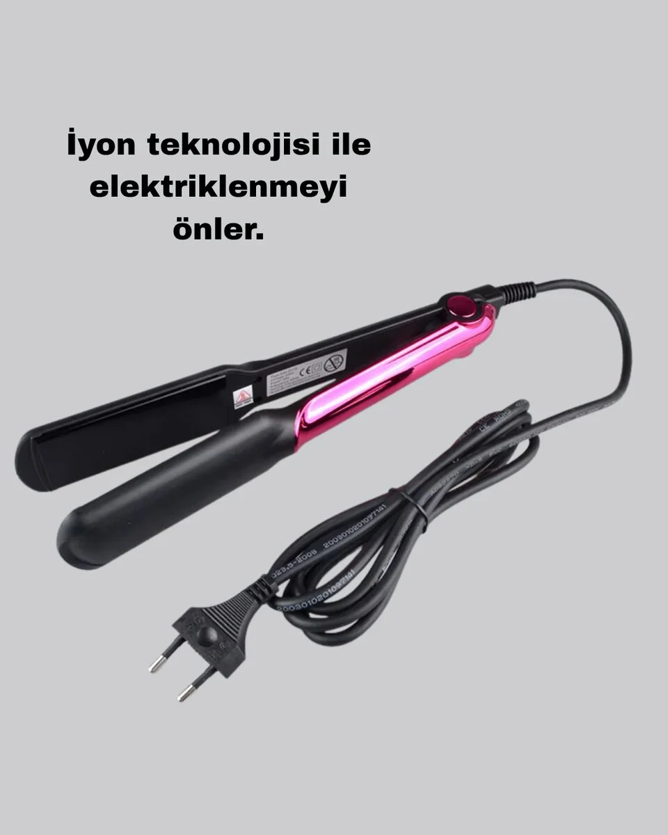 Seramik Plakalı Saç Düzleştirici – Plaka Kilitli ve Elektriklenme Önleyici Seramik Plakalı Saç Düzleştirici – Plaka Kilitli ve Elektriklenme Önleyici