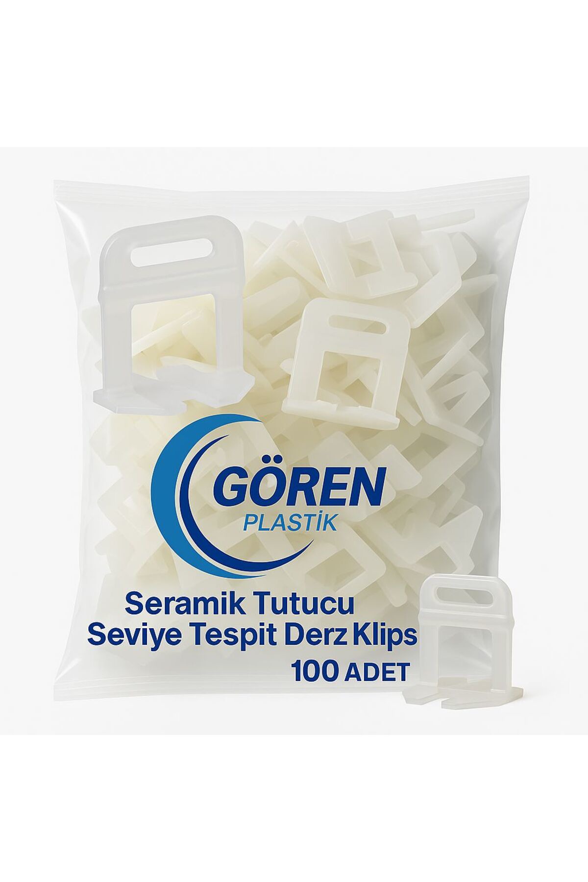 Gören Seramik Tutucu Seviye Tespit Derz Klipsi (100 Adet) - 1Mm Derz Ar Gören Seramik Tutucu Seviye Tespit Derz Klipsi (100 Adet) - 1Mm Derz Ar