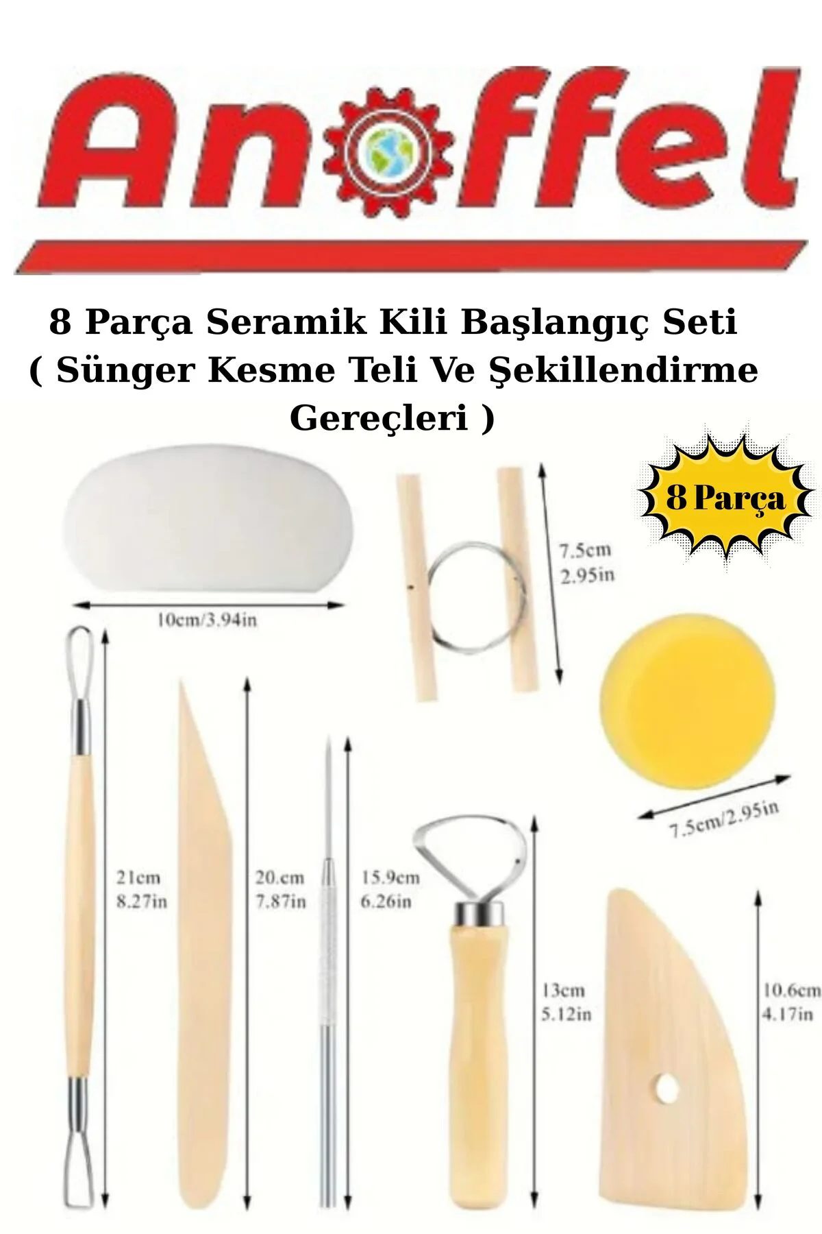 Seramik Ve Çömlek Şekillendirme Seti