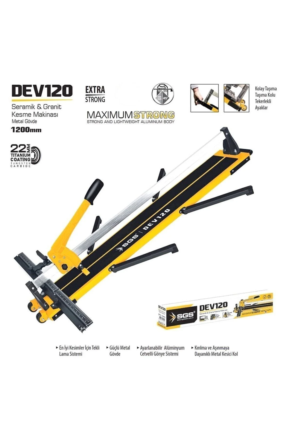 Seramik Ve Granit Kesme Makinası Dev 120