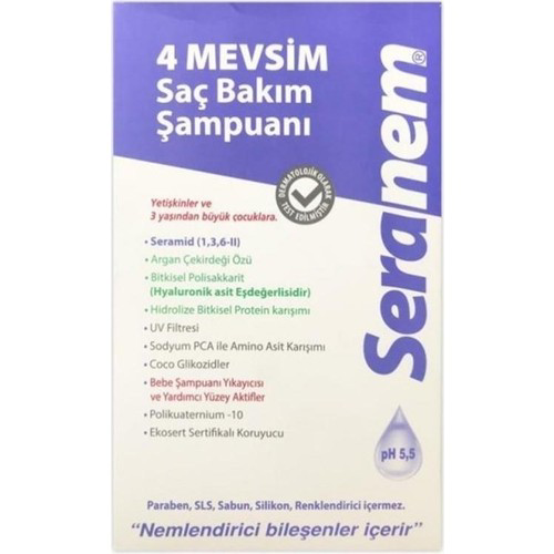Seranem 4 Mevsim Saç Bakım Şampuanı 300 Ml