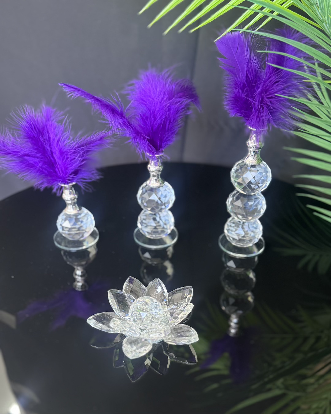 Seraph Gümüş Dekoratif Tüylük ve Lotus Seraph Gümüş Dekoratif Tüylük ve Lotus
