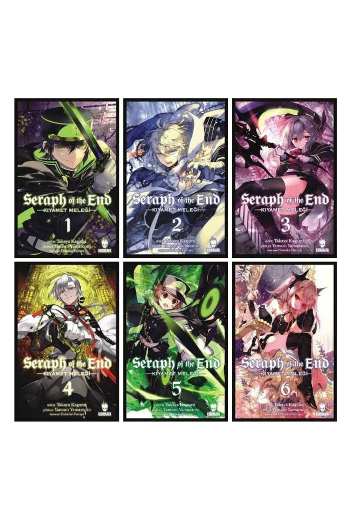 Seraph Of The End 1-2-3-4-5-6. Ciltler Manga Seti