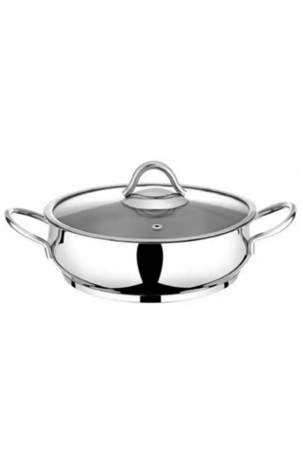 Serena Basık Çelik Tencere 26 Cm