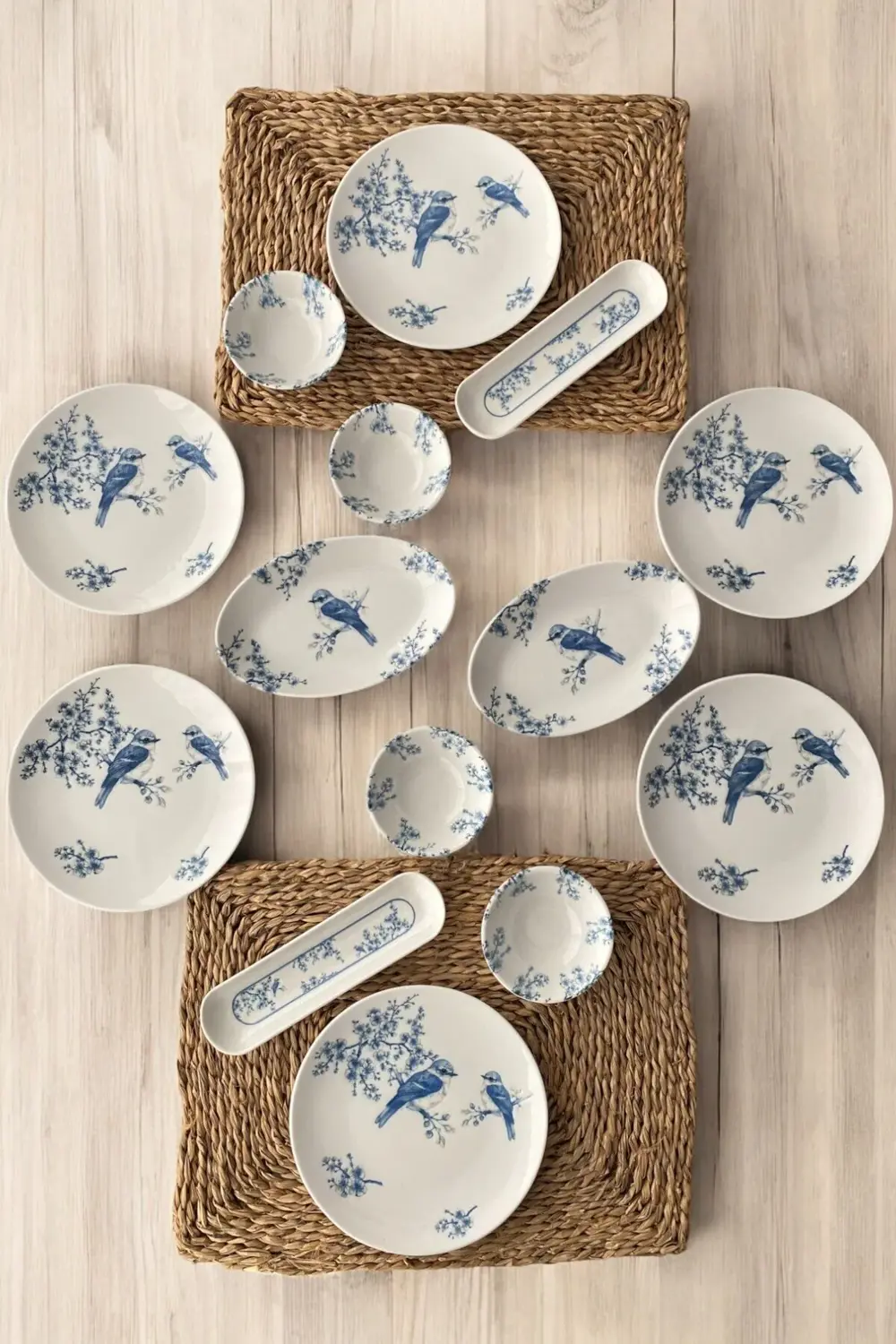 Serenat 14 Parça 6 Kişilik Porselen Kahvaltı Takımı