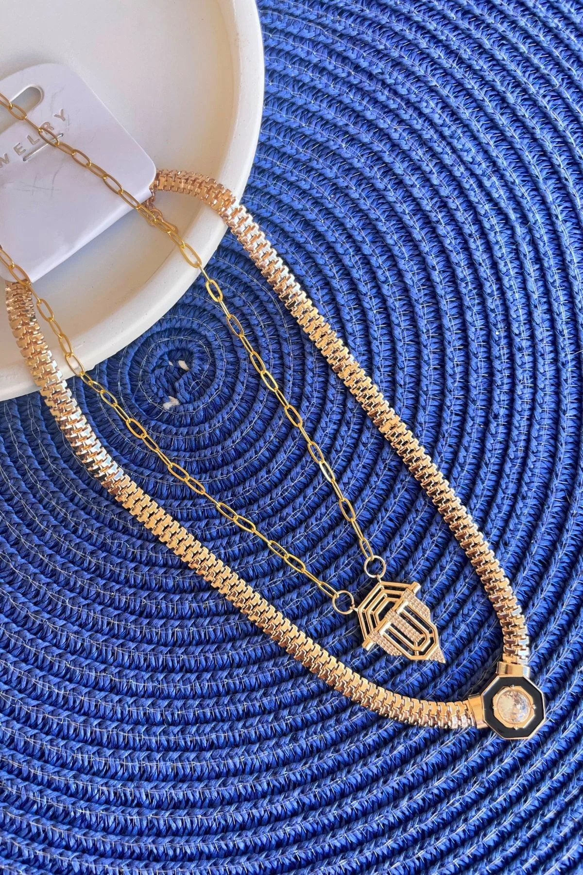 Serenay 2'li Çelik Kolye – Kimler Geldi Kimler Geçti -Lisinya