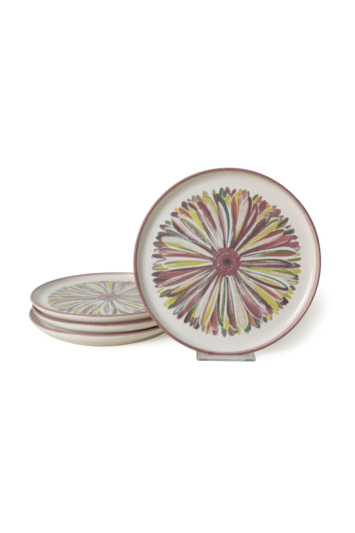 Serene Flower Nordıc Pasta Tabağı 22 Cm 4 Adet 22983