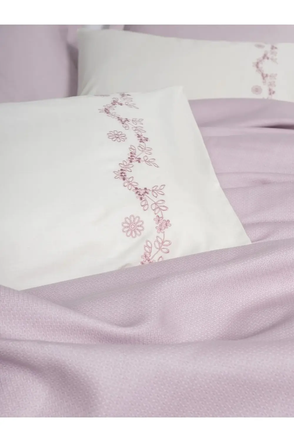 Serenity Bambu Çift Kişilik Pike Takımı Vaila Lila