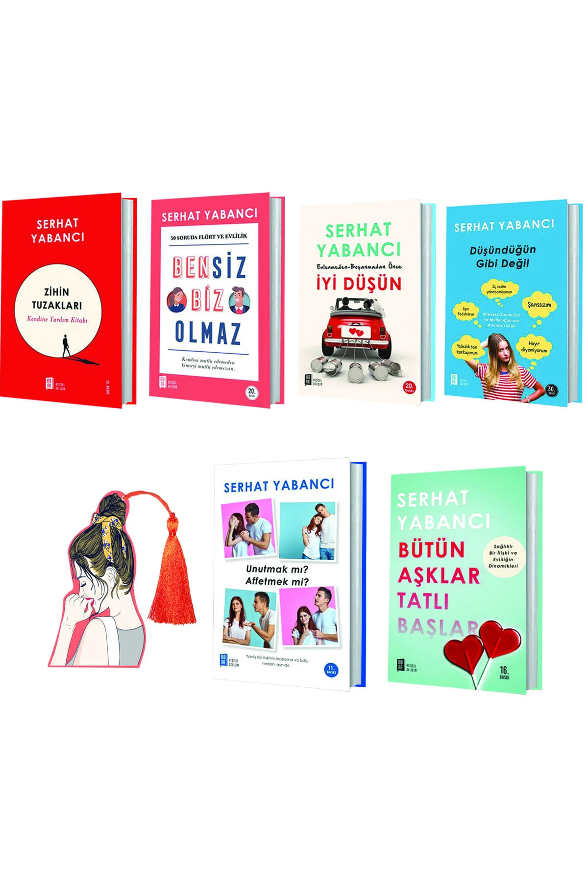 Serhat Yabancı 6 Kitap Set - Zihin Tuzakları - Bensiz Biz Olmaz -