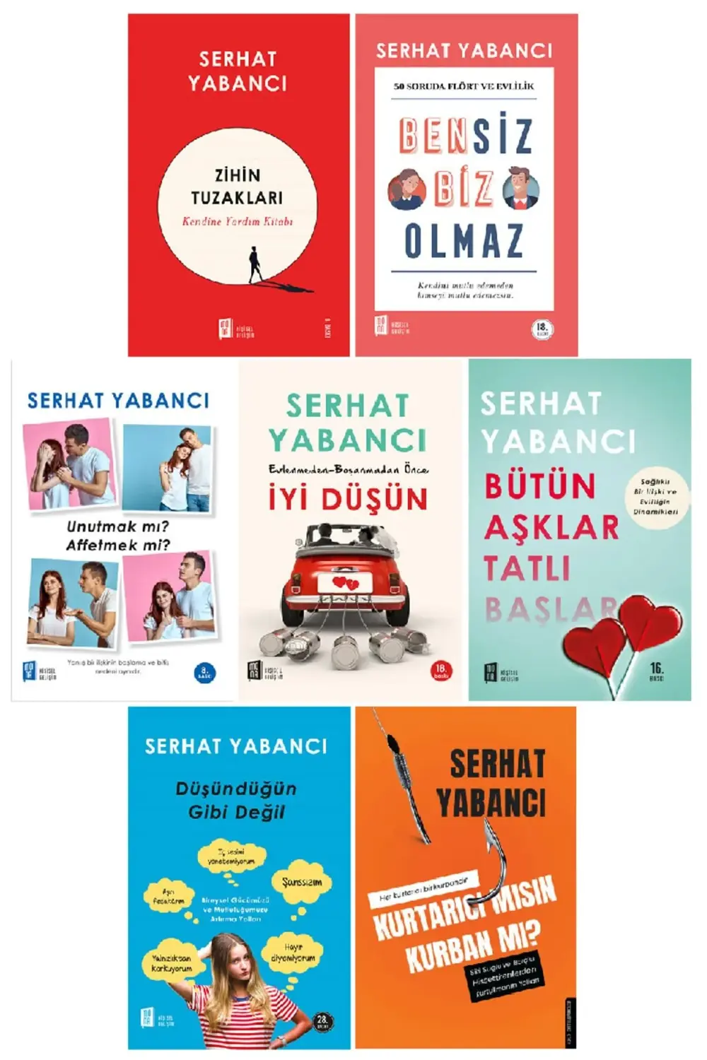 Serhat Yabancı 7 Kitap Set