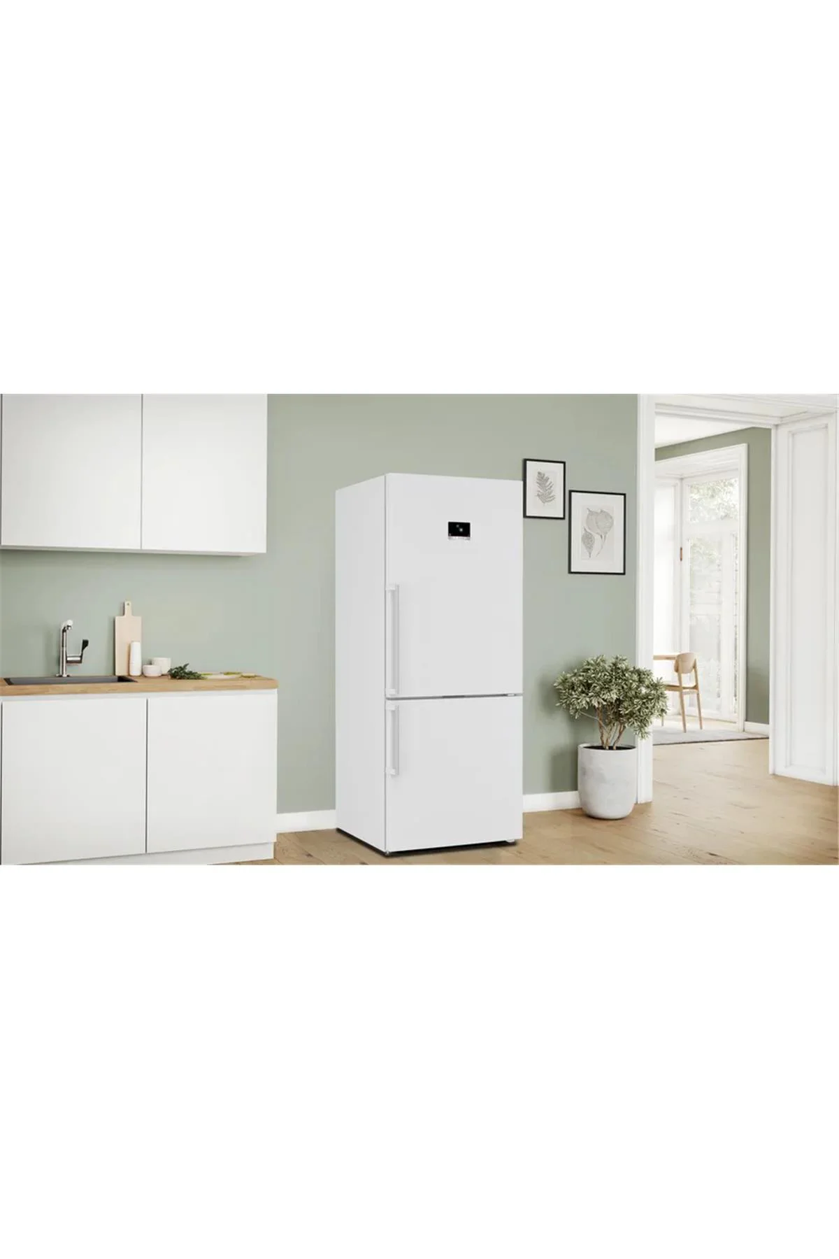 Serie 8 Alttan Donduruculu Buzdolabı 186 X 75 Cm Beyaz