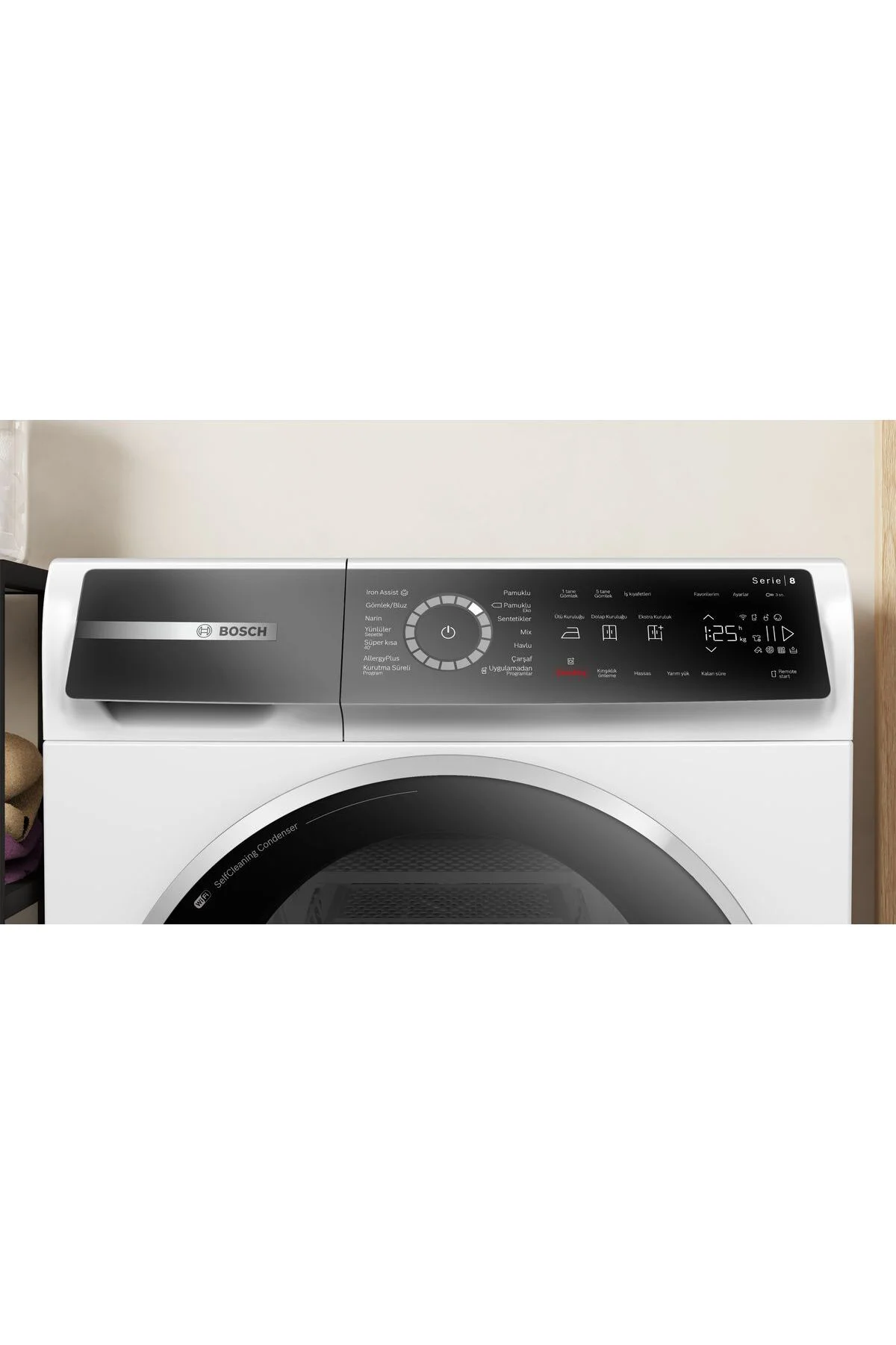 Serie 8 Isı Pompalı Kurutma Makinesi 9 kg - WQB245A0TR