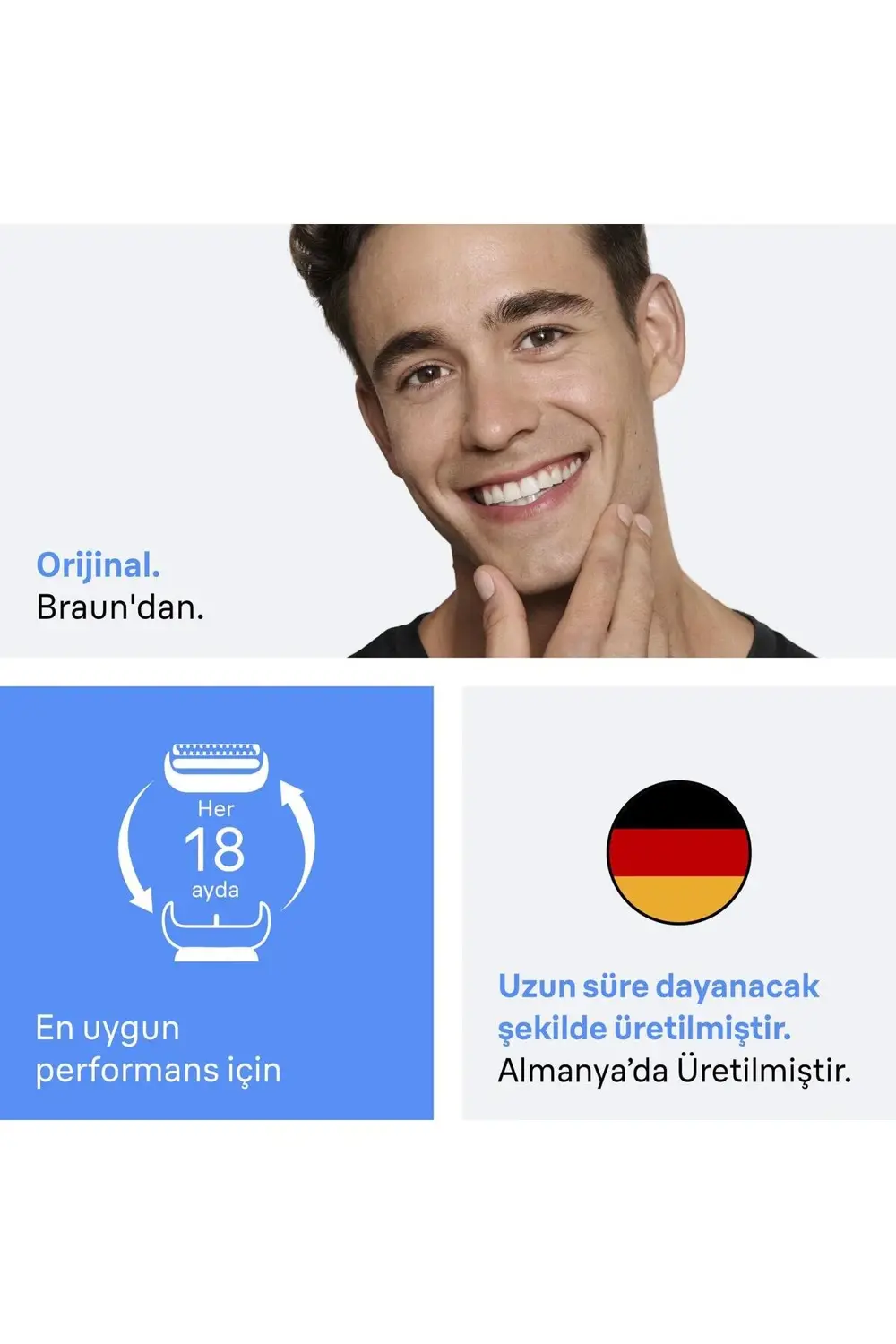 Series 3+ Elektrikli Tıraş Makinesi Yedek Başlığı, 32B