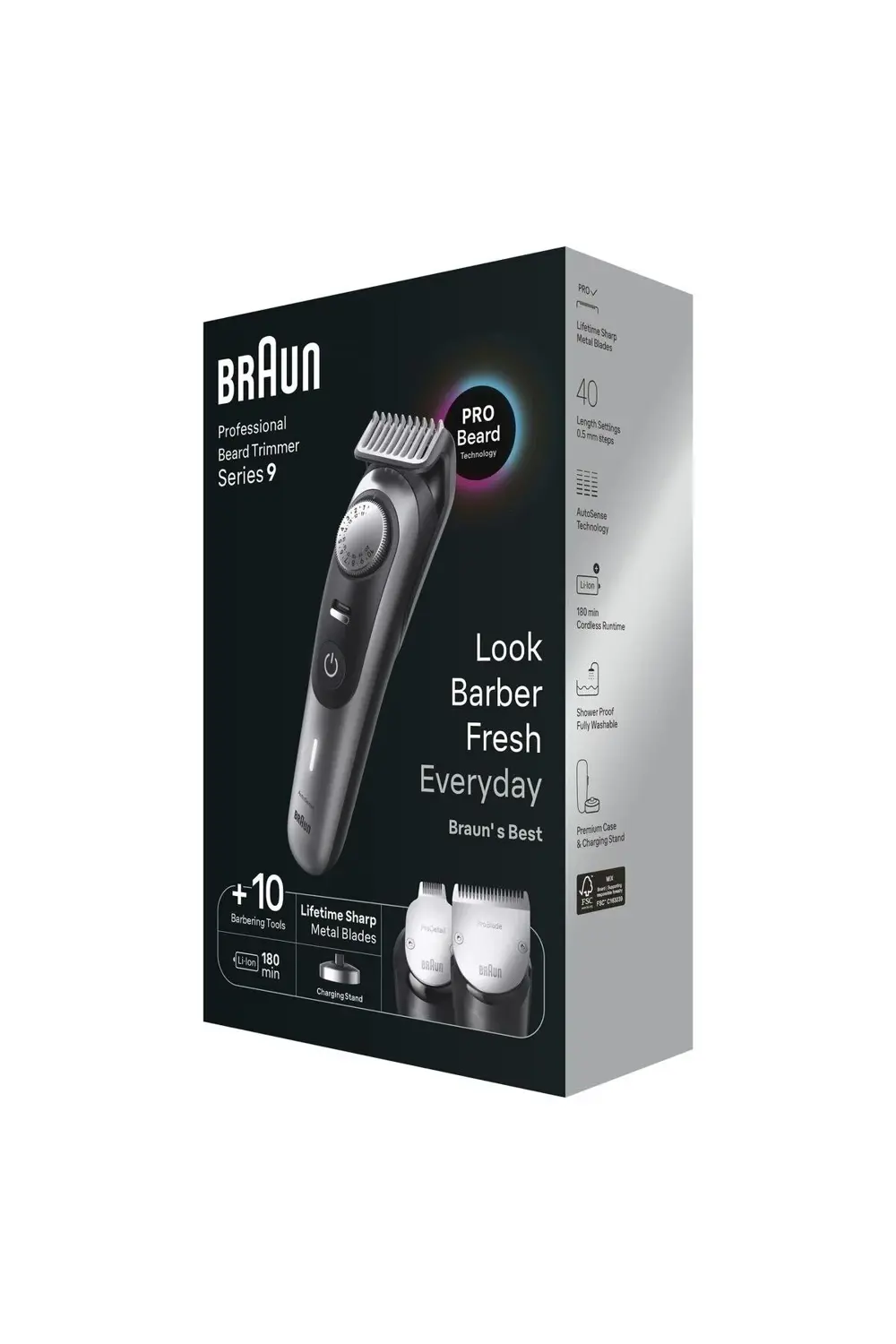 Series 9 Bt9420 Profesyonel Sakal Düzeltici, Berber Araçları Dahi