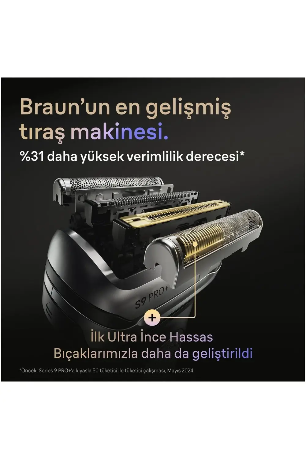 Series 9 PRO+ Elektrikli Tıraş Makinesi, Islak ve Kuru, SmartCare