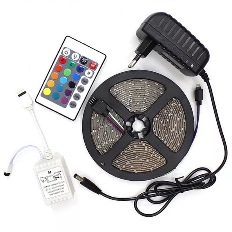 Şerit Led 5 Metre Kumandalı Animasyonlu RGB (4490)