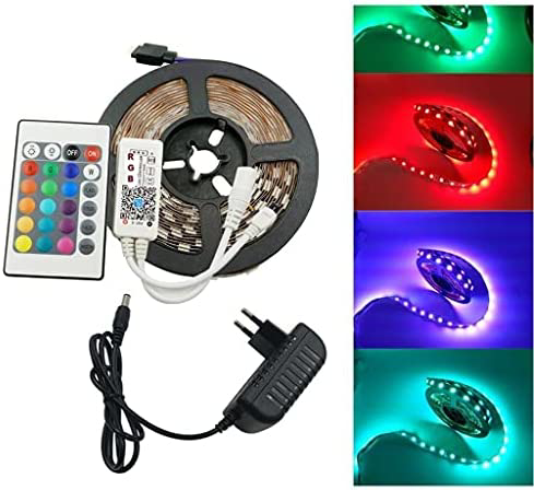 Şerit Led 5 Metre Kumandalı Animasyonlu RGB (4490)