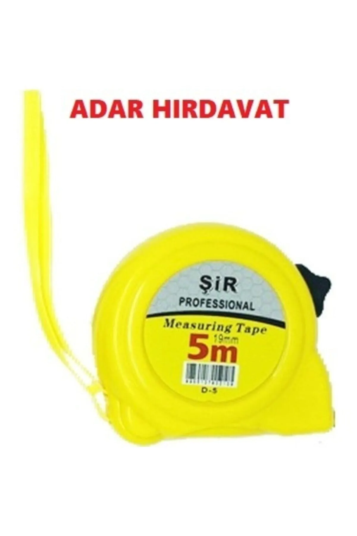 Just Cheap Store Şerit Metre Sari Siyah Profesyonel 3X19mm Özş-8879