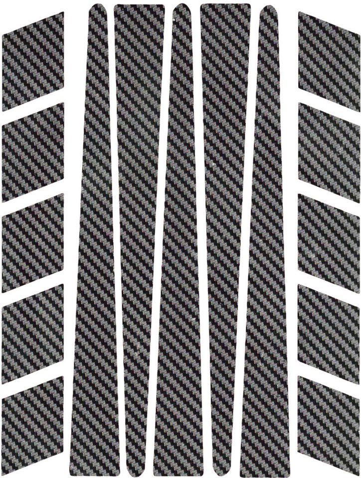 Çınar Extreme Şerit Şeklinde Gerçek Karbon Fiber Dokulu Sticker  