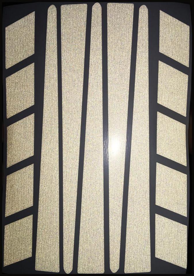 Çınar Extreme Şerit Şeklinde Reflektif Beyaz Sticker  