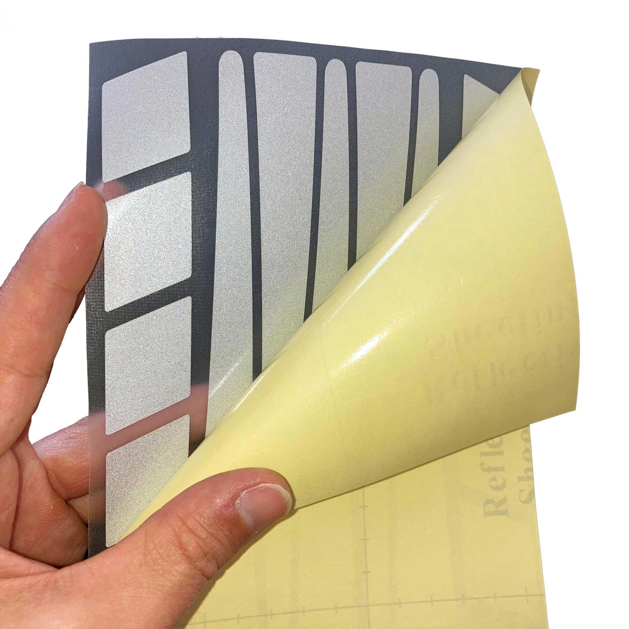 Çınar Extreme Şerit Tasarımlı Reflektif Gri Motosiklet Kask Sticker Çınar Extre