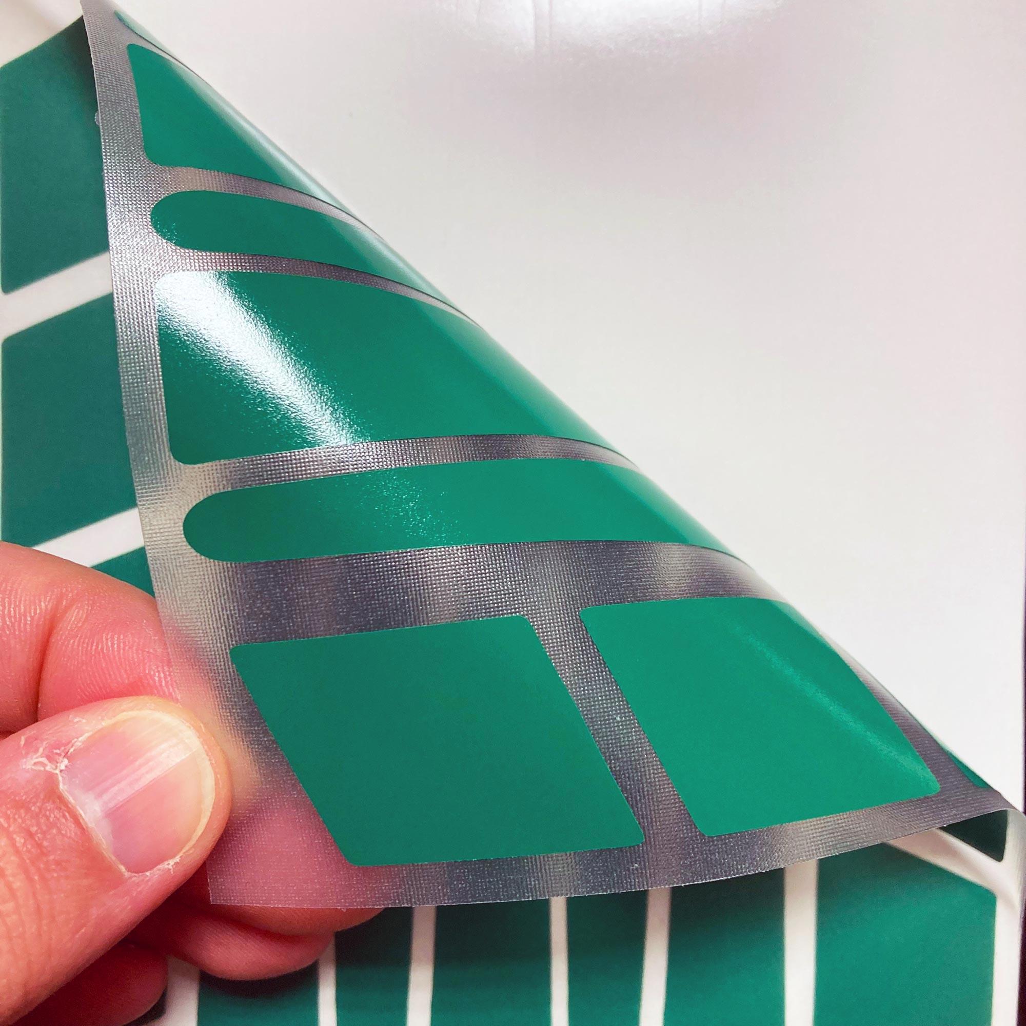 Çınar Extreme Şerit Tasarımlı Orman Yeşili Motosiklet Kask Sticker Çınar Extrem