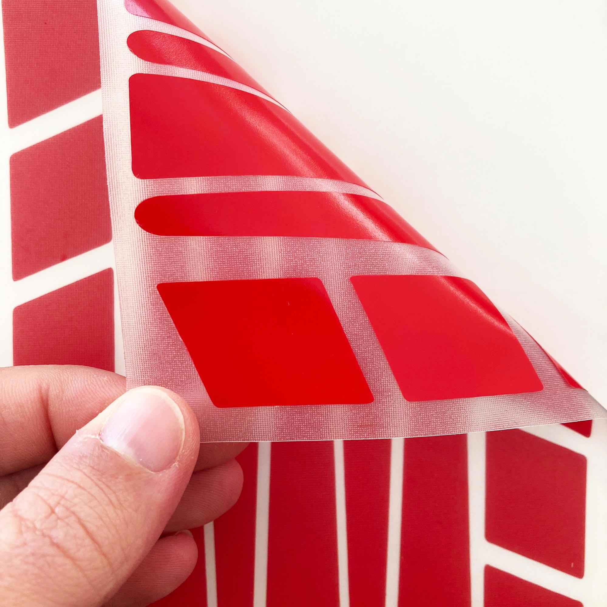 Çınar Extreme Şerit Tasarımlı Bayrak Kırmızı Motosiklet Kask Sticker Çınar Extr