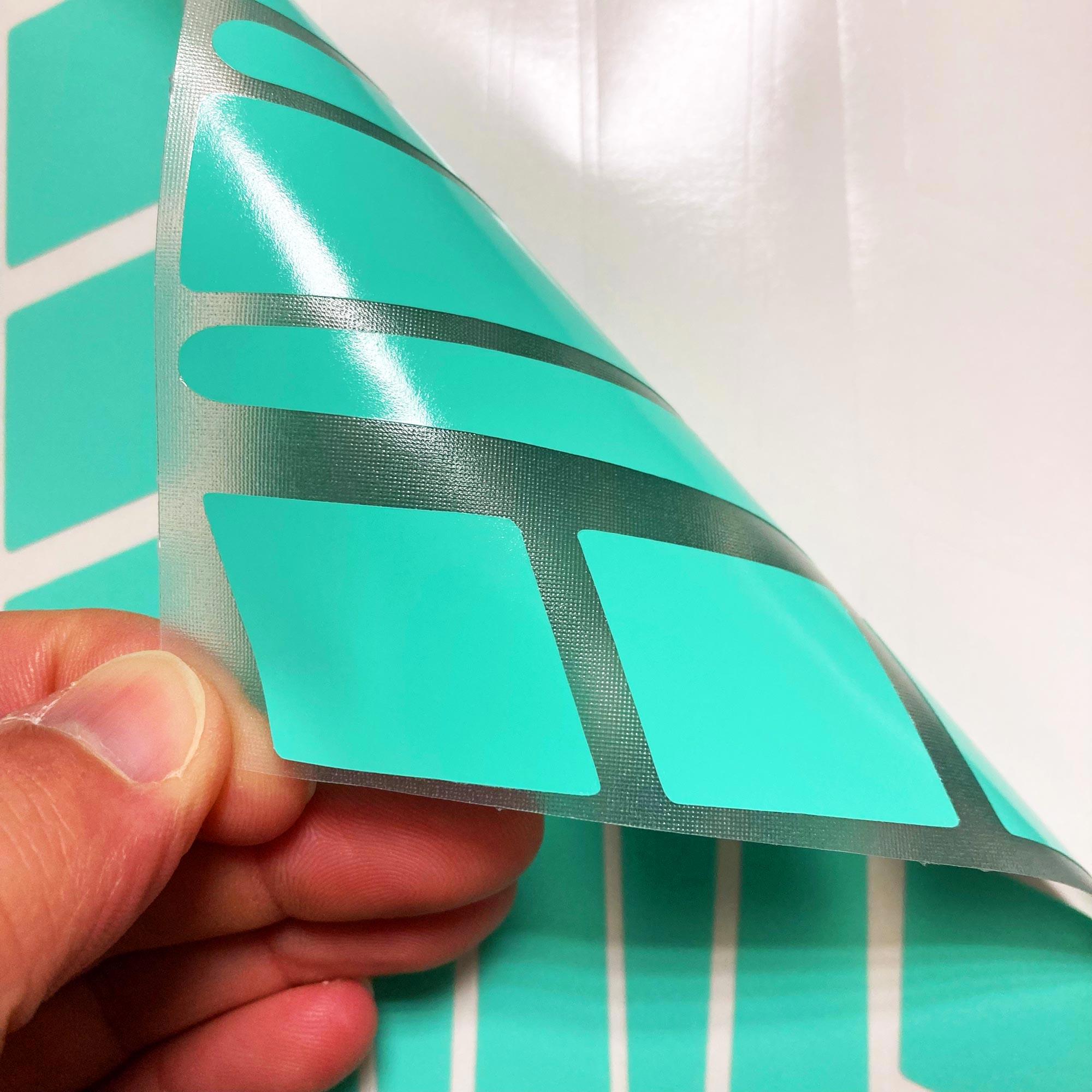 Çınar Extreme Şerit Tasarımlı Nane Yeşili Motosiklet Kask Sticker 