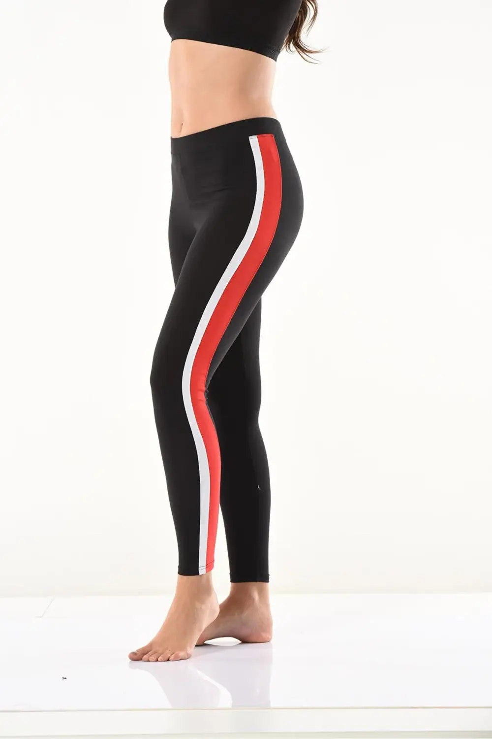 Şeritli Kadın Tayt 0594