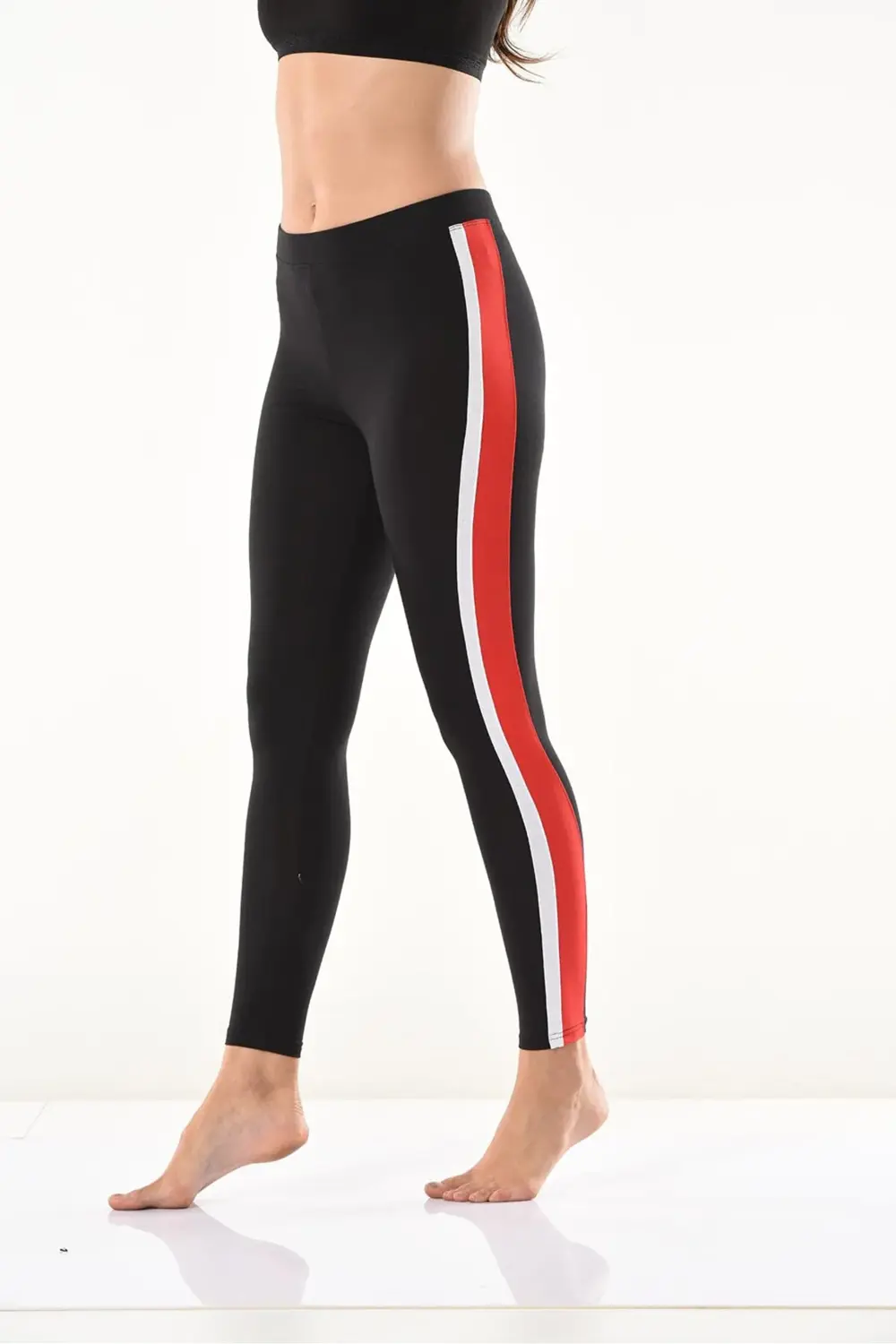 Şeritli Kadın Tayt 0594