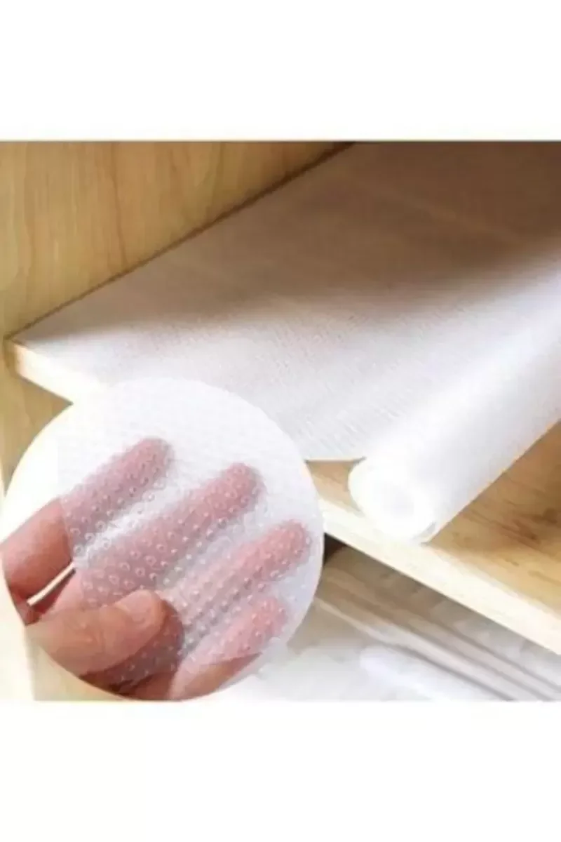 Sermat Sılver Eva Shelf Liner Şeffaf Kaydırmaz Raf Dolap Ve Çekme
