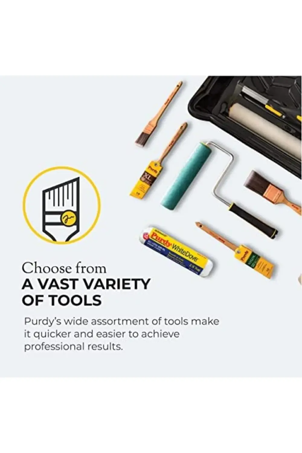 sersashop 144152730 Pro-Extra Glide Boya Fırçası, 7.6 cm 266450