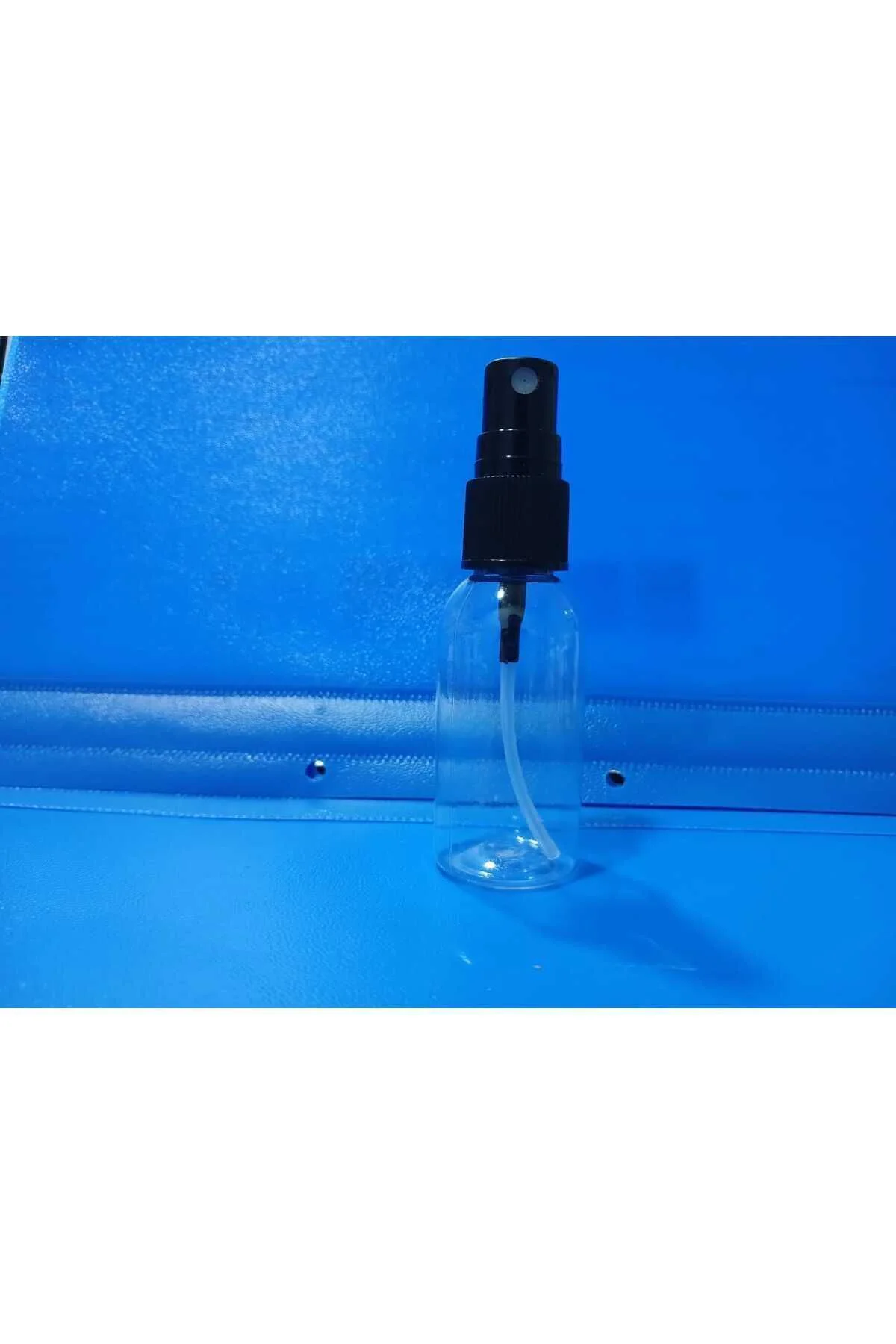 Sert Plastik 50ml Boş Sprey Kolonya Dezenfektan Şişesi + Valf 50 Adet