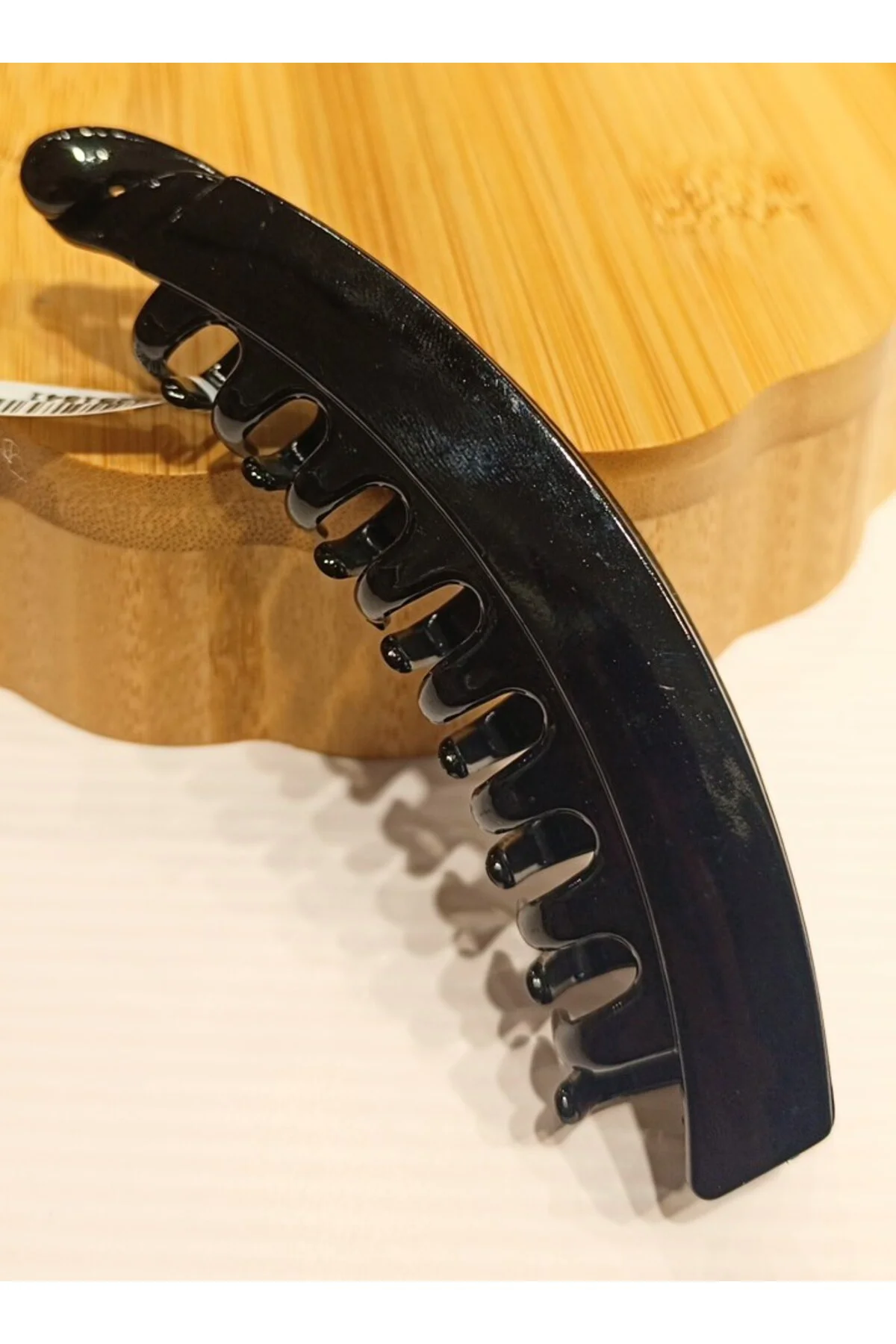 Sert Plastik 8 cm Lüks Siyah Mandal Toka