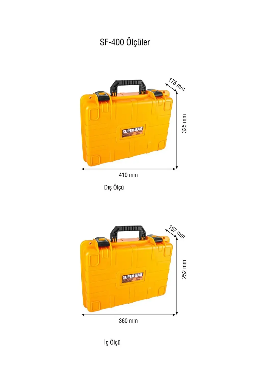 Sert Plastik Koruyucu Çanta – Süngerli Darbeye Dayanıklı Hard Cas