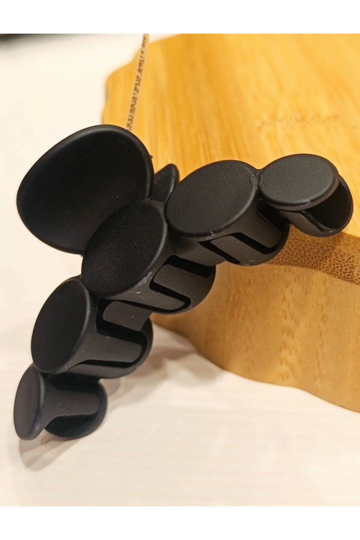 Sert Plastik6cm Lüks Siyah Mandal Toka