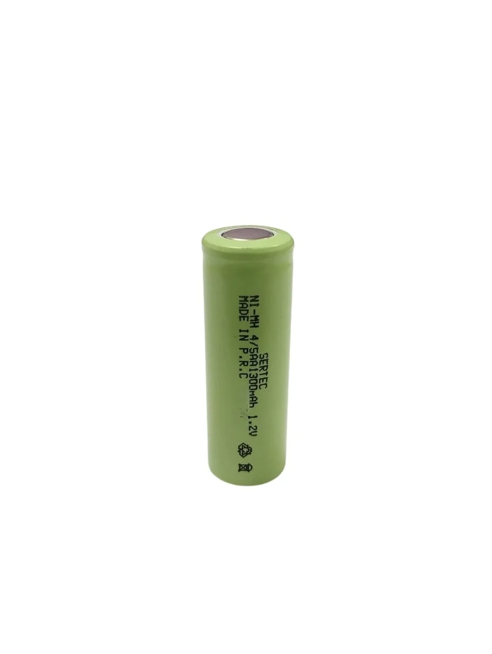 Sertec - 1.2v 1300 Mah - 4/5aa- Ni-mh Şarjlı Pil - (başsız / Flat