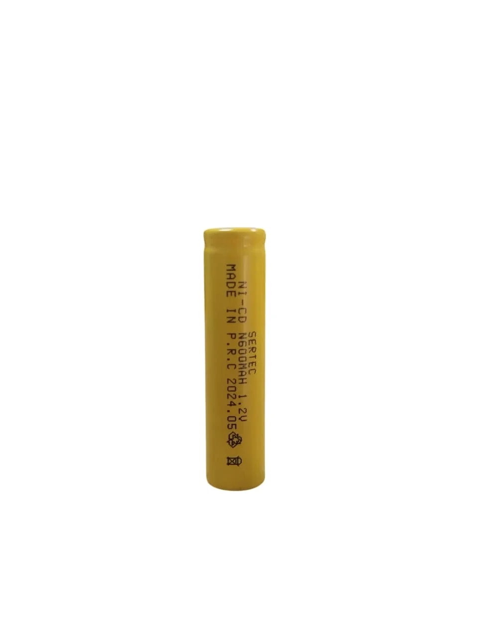 Sertec - 1.2v 600 Mah - N Boy - Ni-cd Şarjlı Pil - (başsız / Flat