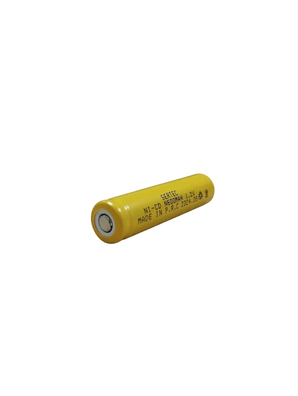 Sertec - 1.2v 600 Mah - N Boy - Ni-cd Şarjlı Pil - (başsız / Flat