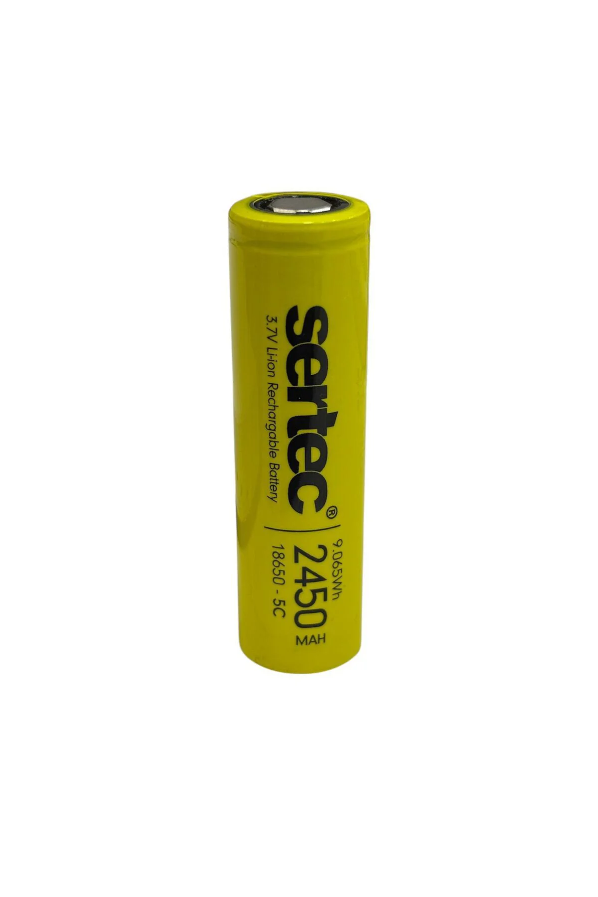 Sertec 18650 3.7V 2450 Mah 5C Li-Ion Şarjlı Pil