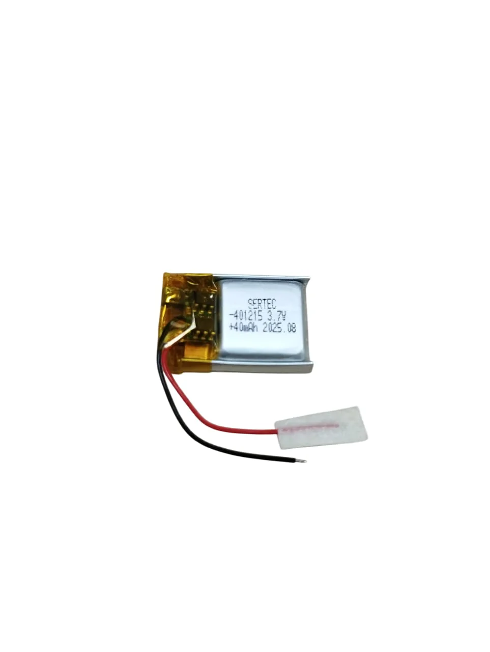 Sertec 401215 3.7V 40 MAh Li-Polymer Pil (Devreli/1.5A)