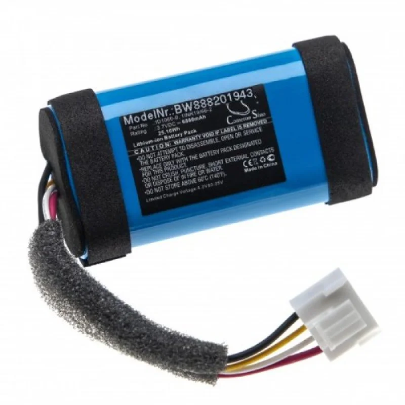 Sertec  Flip 5 uyumlu 3.7v 6800 mah Soketli Batarya